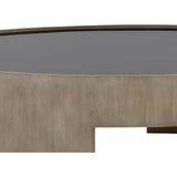 Brunetto Wooden Large Round Coffee Table - LOOMLAN - SUNPAN - Coffee Tables