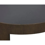 Brunetto Wooden Large Round Coffee Table - LOOMLAN - SUNPAN - Coffee Tables