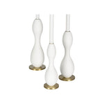 Brunswick Resin Design Candleholder (Set Of 3) - LOOMLAN - Wildwood - Candle Holders