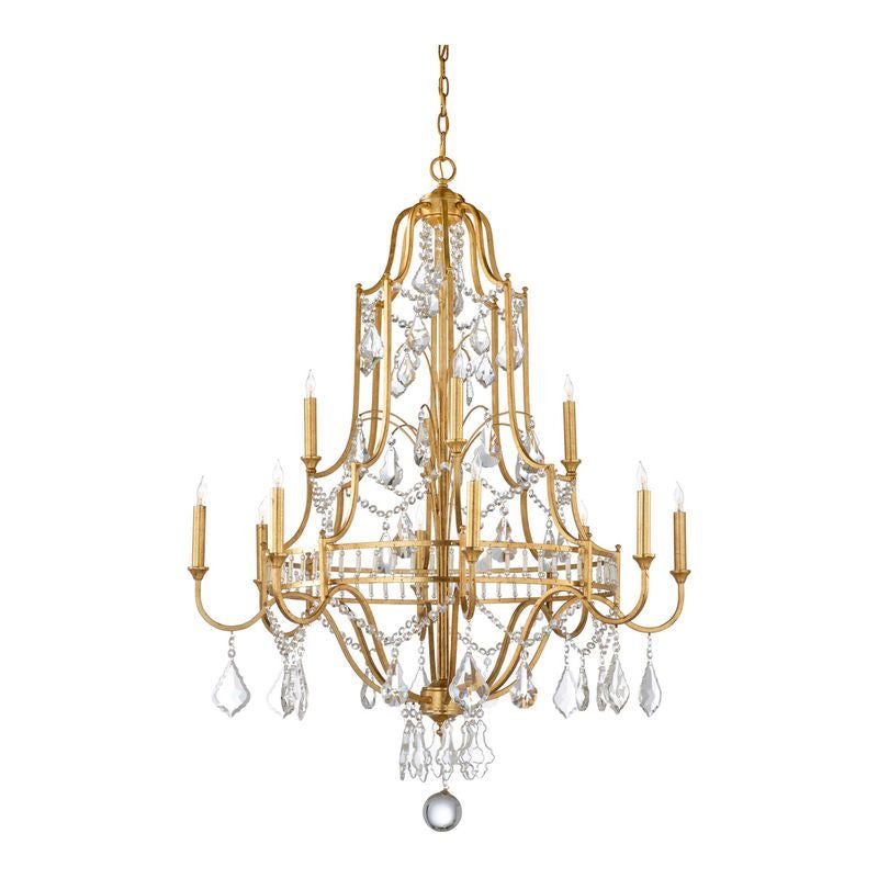 Buckhead Clear Crystal Elegance Chandelier - LOOMLAN - Wildwood - Chandeliers