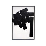 Building Blocks Wall Art With Black Floater - LOOMLAN - SUNPAN - Canvas Art