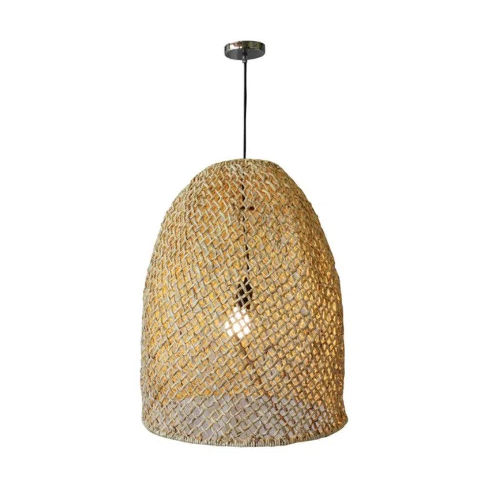 Bukumba Coastal Ceiling Lamp Banana Leaves - LOOMLAN - Artesia - Pendants