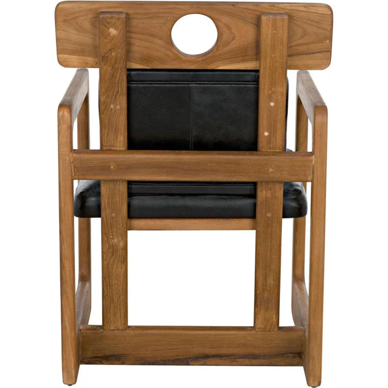 Buraco Arm Chair, Teak - LOOMLAN - Noir - Accent Chairs