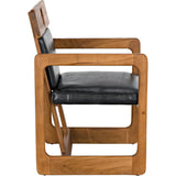 Buraco Arm Chair, Teak - LOOMLAN - Noir - Accent Chairs