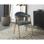 Burgos Fabric Dining Armchair - LOOMLAN - SUNPAN - Dining Chairs