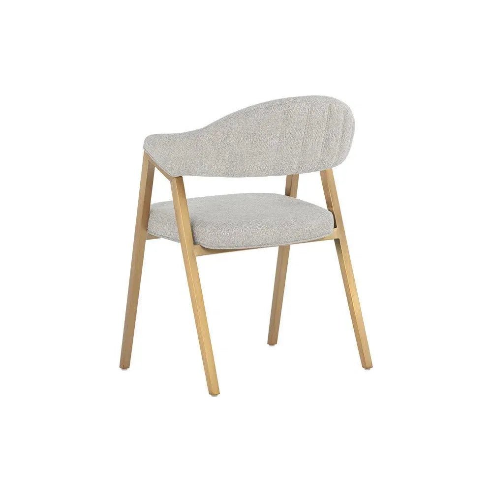 Burgos Fabric Dining Armchair - LOOMLAN - SUNPAN - Dining Chairs