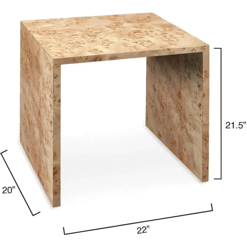 Burl Wood Natural Bedford Nesting Tables 2PC - LOOMLAN - Jamie Young - Side Tables