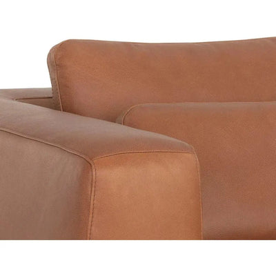 Burr Leather Armchair - LOOMLAN - SUNPAN - Club Chairs