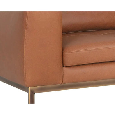 Burr Leather Armchair - LOOMLAN - SUNPAN - Club Chairs