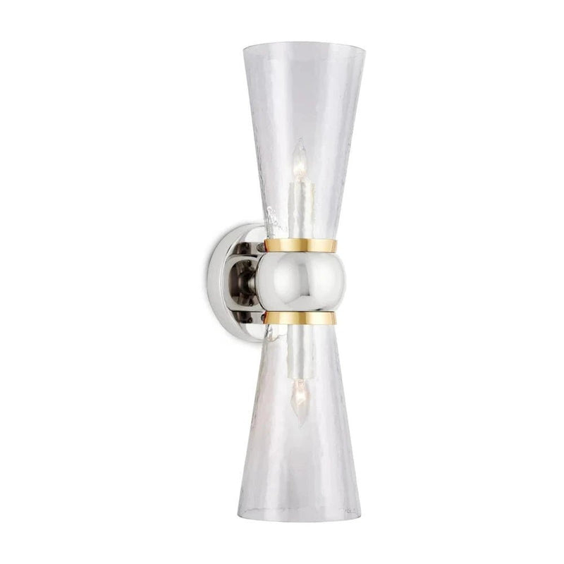 Byford Modern Glow Bath 2 - Light Wall Sconce - LOOMLAN - Currey & Co - Wall Sconces