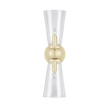 Byford Modern Glow Bath 2 - Light Wall Sconce - LOOMLAN - Currey & Co - Wall Sconces