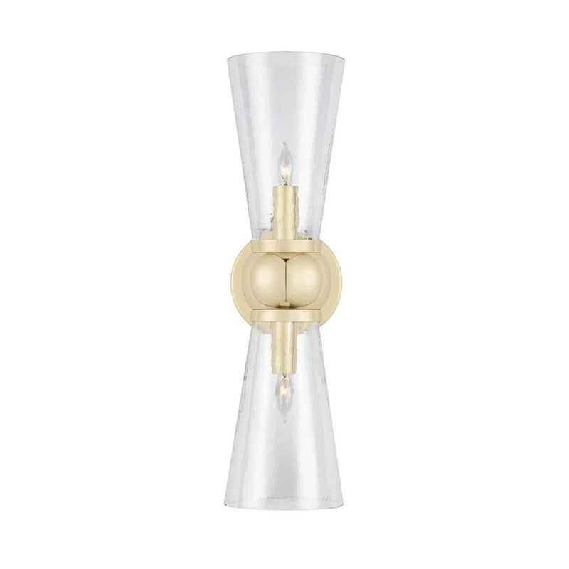 Byford Modern Glow Bath 2 - Light Wall Sconce - LOOMLAN - Currey & Co - Wall Sconces
