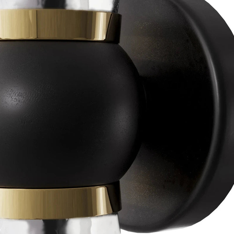 Byford Modern Glow Bath 2 - Light Wall Sconce - LOOMLAN - Currey & Co - Wall Sconces