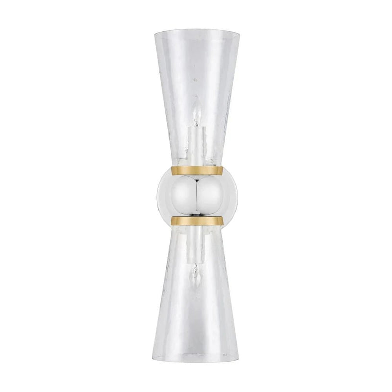 Byford Modern Glow Bath 2 - Light Wall Sconce - LOOMLAN - Currey & Co - Wall Sconces