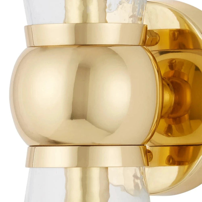 Byford Modern Glow Bath 2 - Light Wall Sconce - LOOMLAN - Currey & Co - Wall Sconces