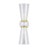 Byford Modern Glow Bath 2 - Light Wall Sconce - LOOMLAN - Currey & Co - Wall Sconces