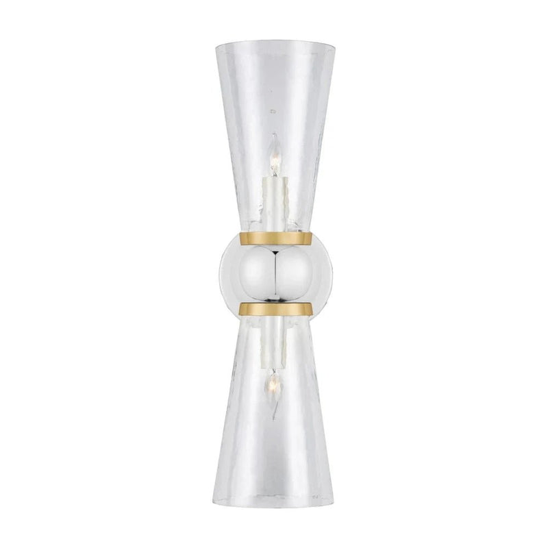 Byford Modern Glow Bath 2 - Light Wall Sconce - LOOMLAN - Currey & Co - Wall Sconces