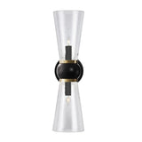 Byford Modern Glow Bath 2 - Light Wall Sconce - LOOMLAN - Currey & Co - Wall Sconces