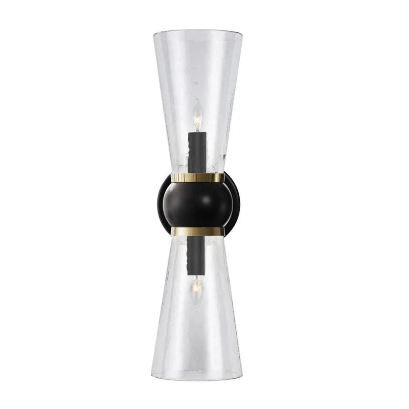 Byford Modern Glow Bath 2 - Light Wall Sconce - LOOMLAN - Currey & Co - Wall Sconces