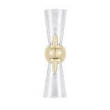 Byford Modern Glow Bath 2 - Light Wall Sconce - LOOMLAN - Currey & Co - Wall Sconces