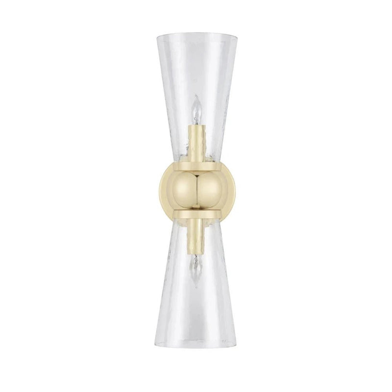 Byford Modern Glow Bath 2 - Light Wall Sconce - LOOMLAN - Currey & Co - Wall Sconces