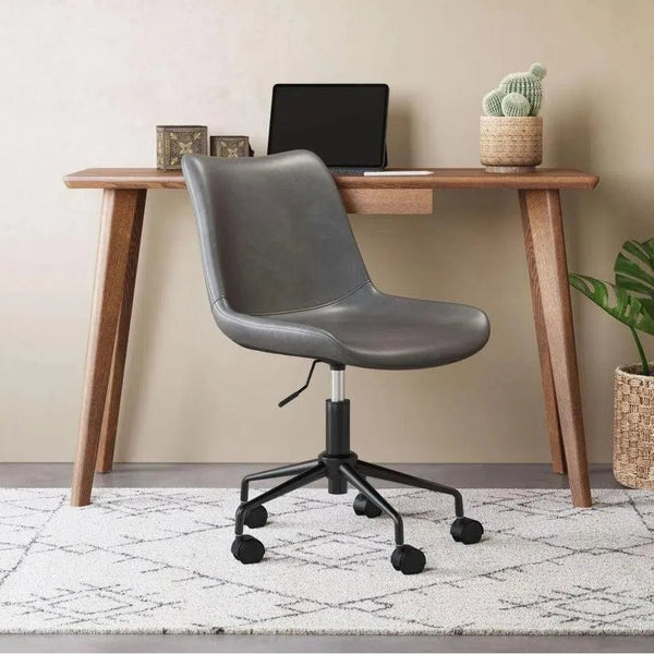 Byron Office Chair Gray - LOOMLAN - Zuo Modern - Office Chairs