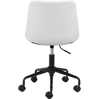 Byron Office Chair White - LOOMLAN - Zuo Modern - Office Chairs