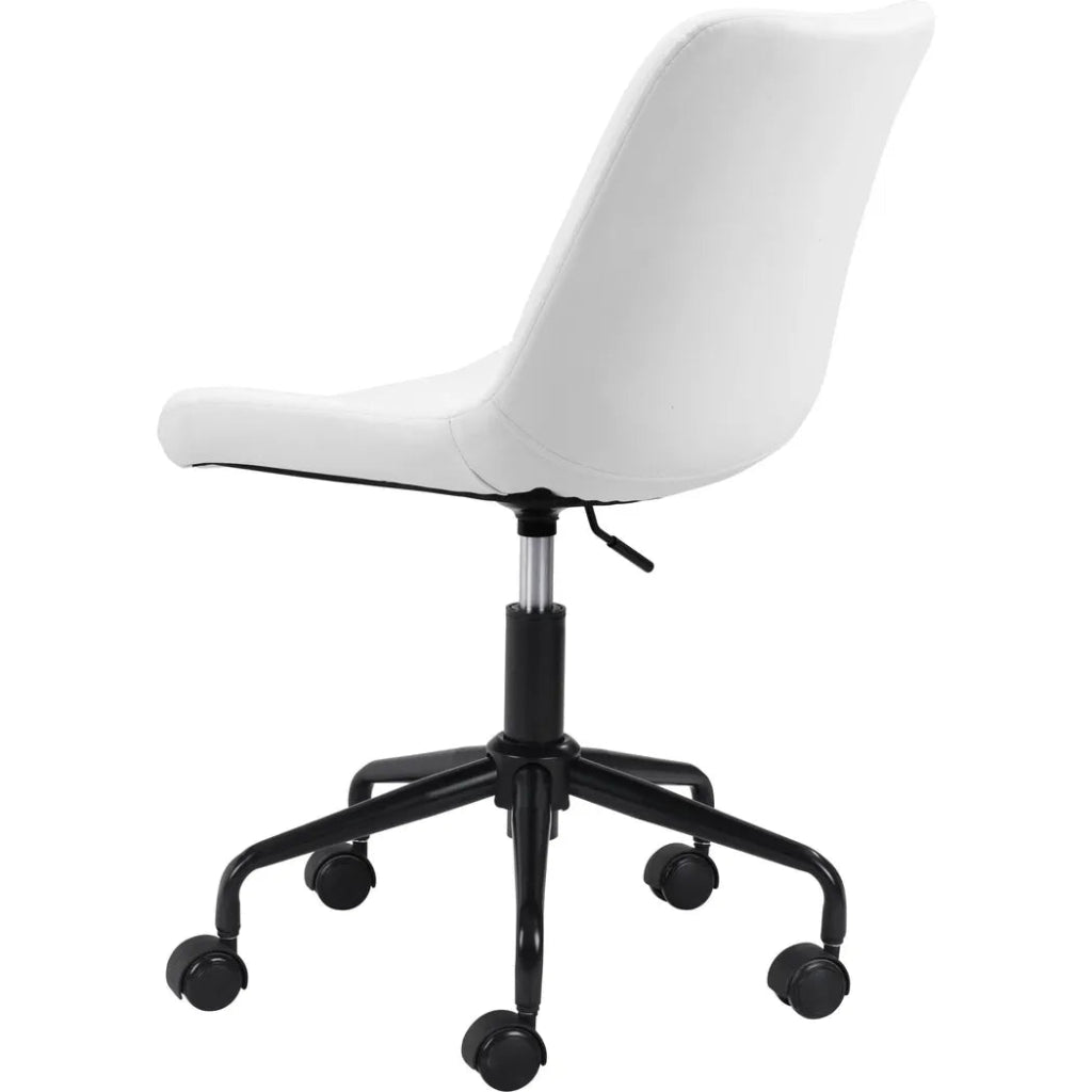 Byron Office Chair White - LOOMLAN - Zuo Modern - Office Chairs