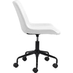 Byron Office Chair White - LOOMLAN - Zuo Modern - Office Chairs