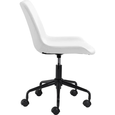 Byron Office Chair White - LOOMLAN - Zuo Modern - Office Chairs