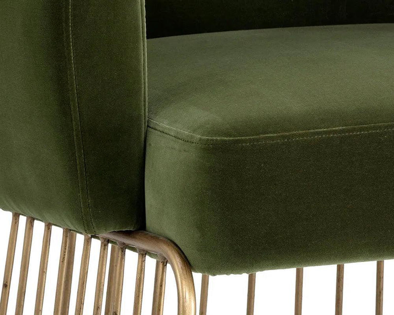 Gala Fabric Upholstered Dining Armchair