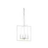 Bayberry Hanging Clean White Finish Chandelier