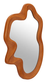 Foz Wood Brown Vertical Mirror