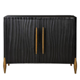 Blackwell Bold Designed Solid Wooden Black Server