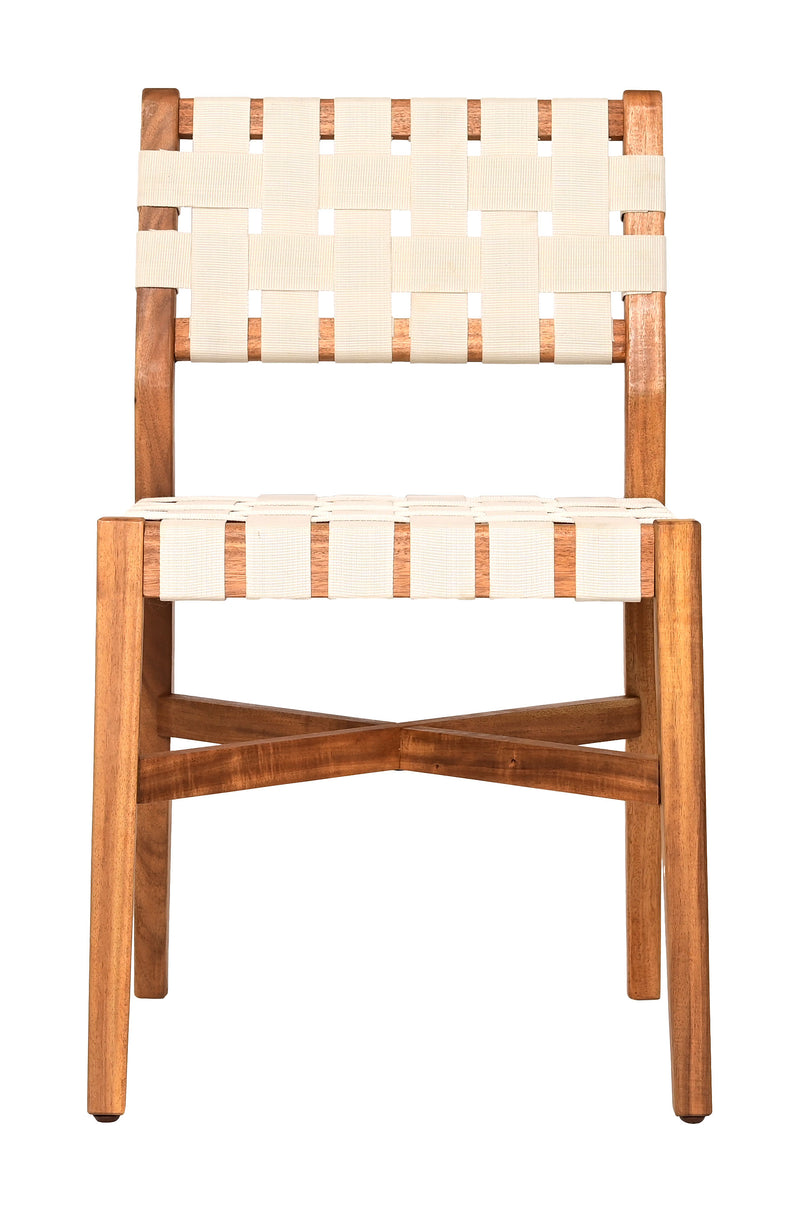 Tripicana Natural Wood Armless Dining Chair