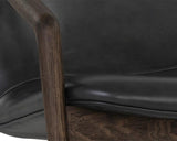 Cinelli Leather Upholstered Lounge Chair