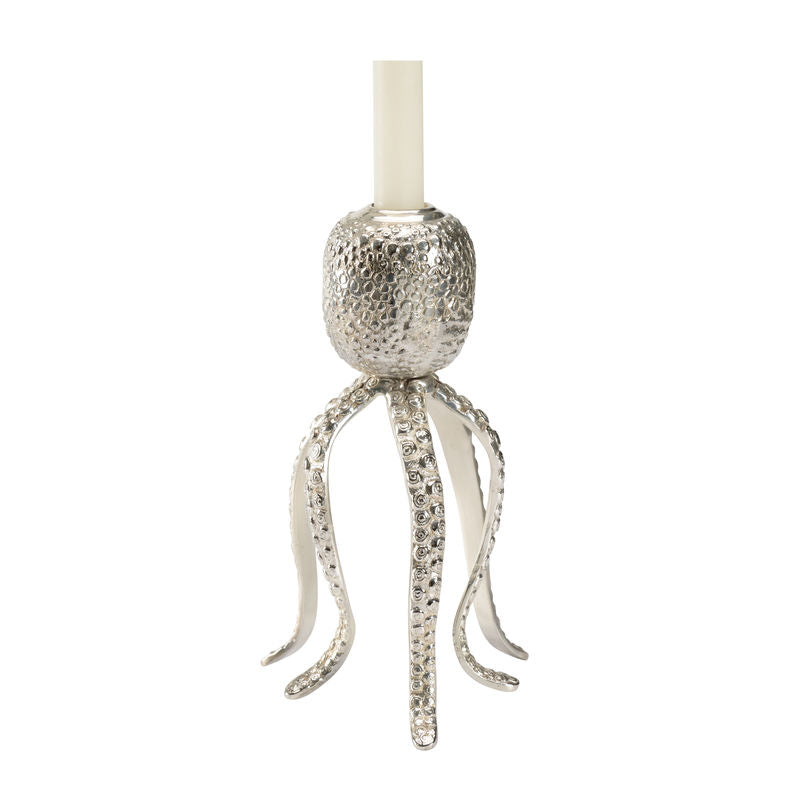 Pacific Octopus Coastal Charm Candleholder