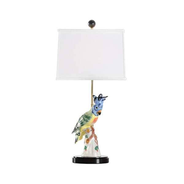 Hope Parrot Design Ceramic Table Lamp