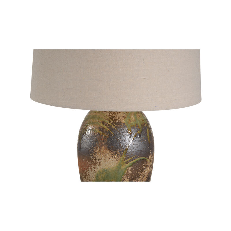 Chaiaki Sandy Clay Handcrafted Table Lamp