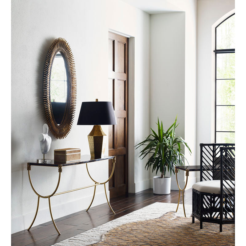 Lucius Oval Shaped Wall Mirror-Wall Mirrors-Wildwood-LOOMLAN