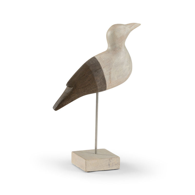 Shorebird Wooden Coastal Charm Sculpture