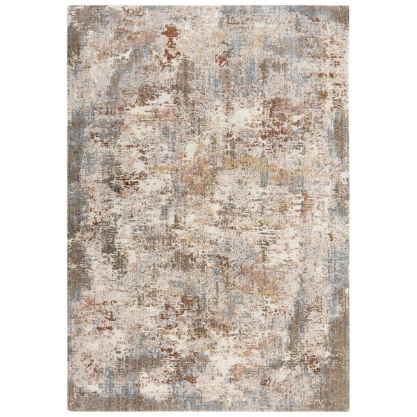 Cace Abstract Beige/ Multi Large Area Rugs - LOOMLAN - LOOMLAN - Area Rugs