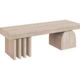 Cadence Bench Solid Light Wash Finish - LOOMLAN - SUNPAN - Bedroom Benches