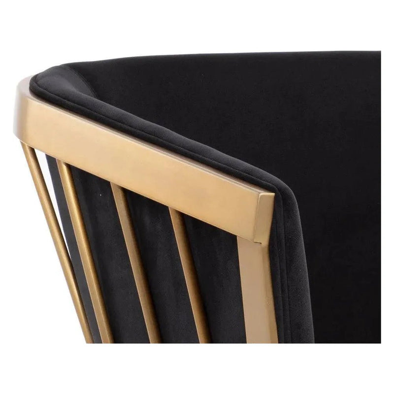 Caily Leather Lounge Chair - LOOMLAN - SUNPAN - Club Chairs