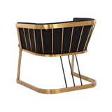 Caily Leather Lounge Chair - LOOMLAN - SUNPAN - Club Chairs