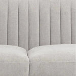 Caitlin Sofa Hemingway Silver Brass Legs - LOOMLAN - SUNPAN - Sofas & Loveseats