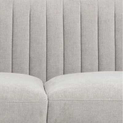 Caitlin Sofa Hemingway Silver Brass Legs - LOOMLAN - SUNPAN - Sofas & Loveseats