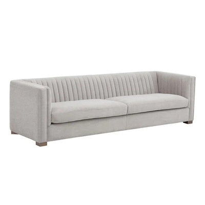 Caitlin Sofa Hemingway Silver Brass Legs - LOOMLAN - SUNPAN - Sofas & Loveseats