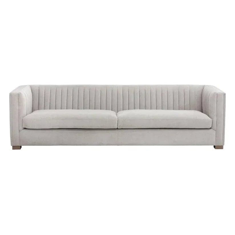 Caitlin Sofa Hemingway Silver Brass Legs - LOOMLAN - SUNPAN - Sofas & Loveseats