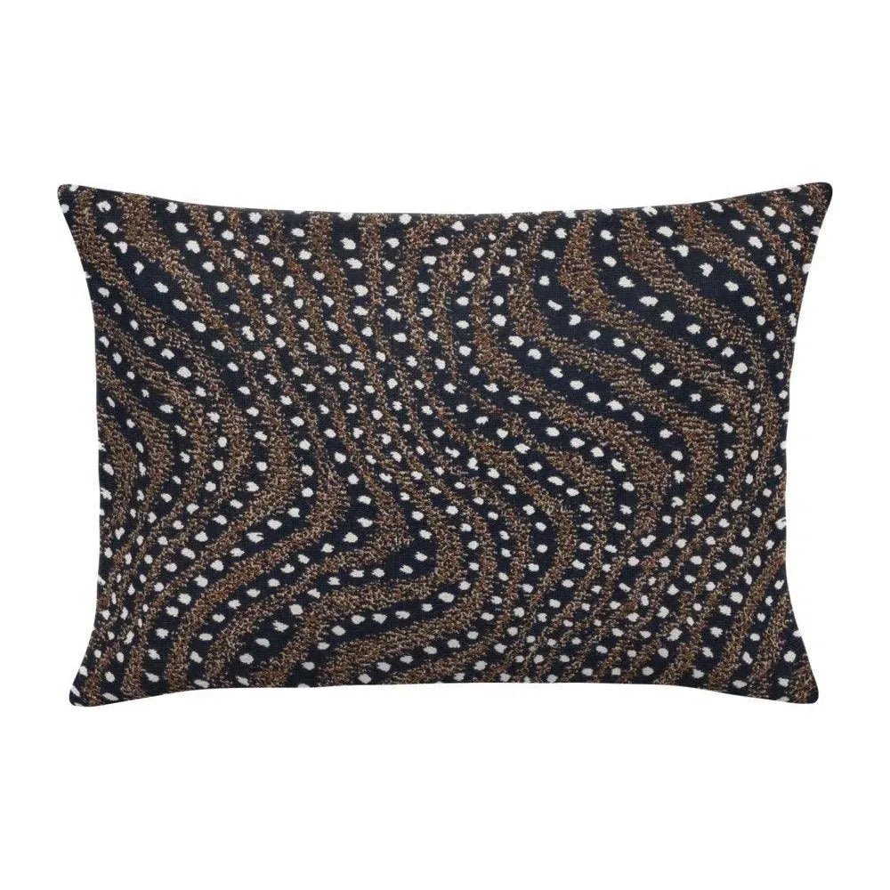 Calder Indigo Handmade Outdoor Pillow - LOOMLAN - Earnest Collection - Outdoor Pillows